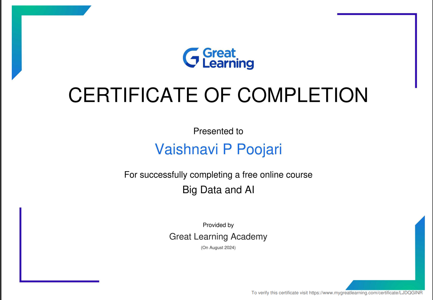 Big Data and AI