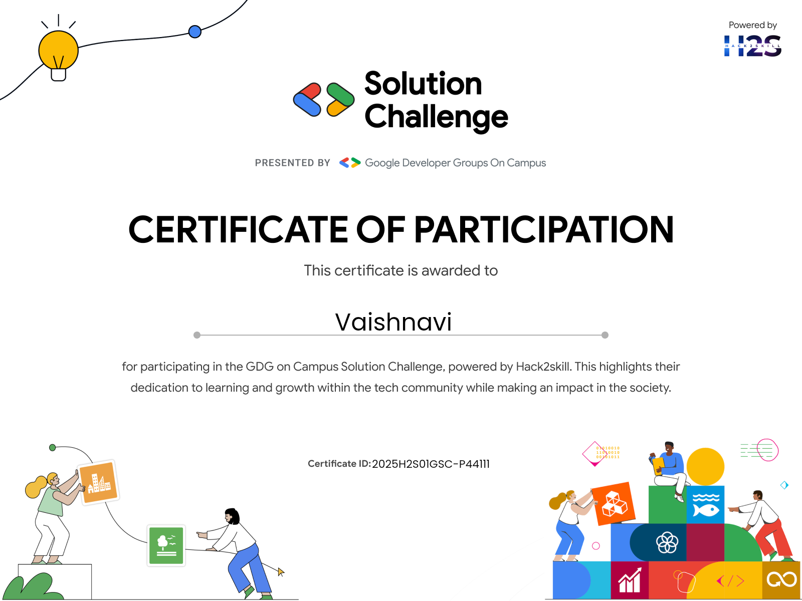 Google Solution Challenge - Participation
